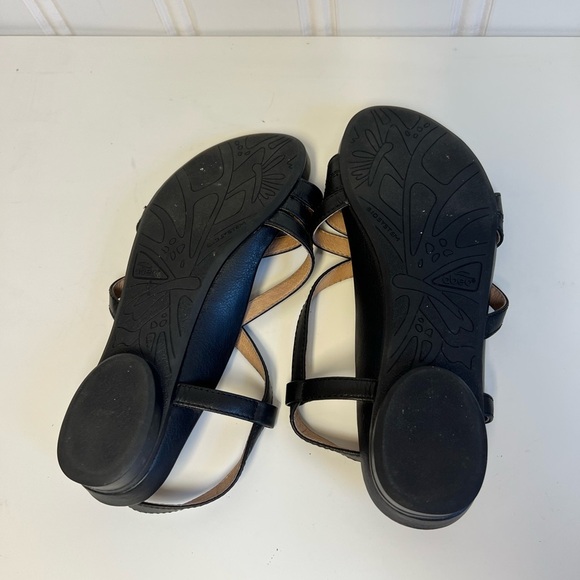 Abeo Bio system Elegant Black Strappy Sandals Size 7 - Picture 6 of 6